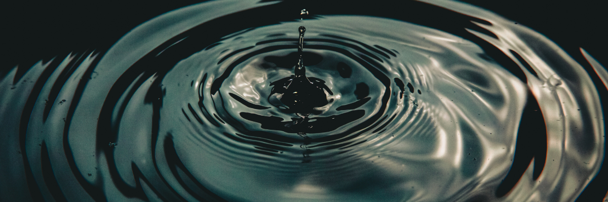 close up photograph of ripples in the water