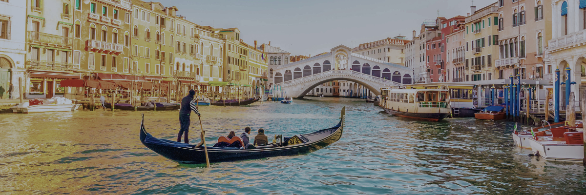 gondola on a canal