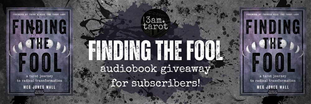finding the fool audiobook giveaway for subscribers!