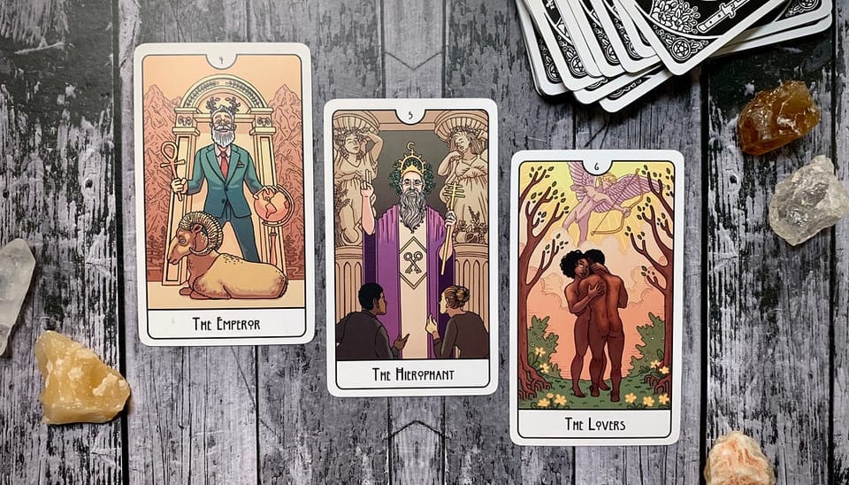 from the hierophant to the lovers