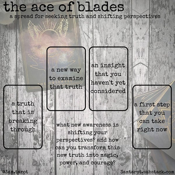 ace of blades tarot spread